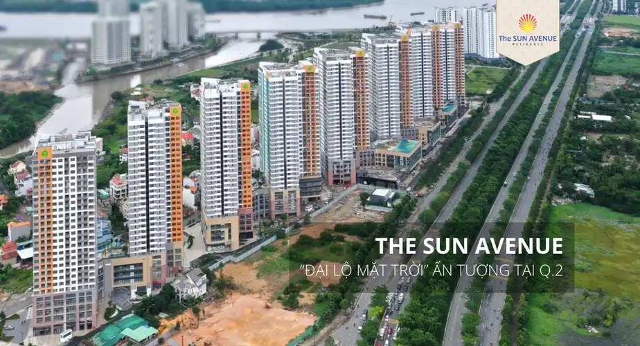 Project 2 The Sun Avenue: 2군(현재 Thu Duc)의 고급 아파트 & 상업 거리