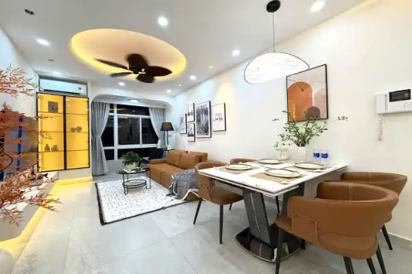 [3200만동] Sky Garden 3 코너 유닛 3BR/74m2 수영장 뷰 임대