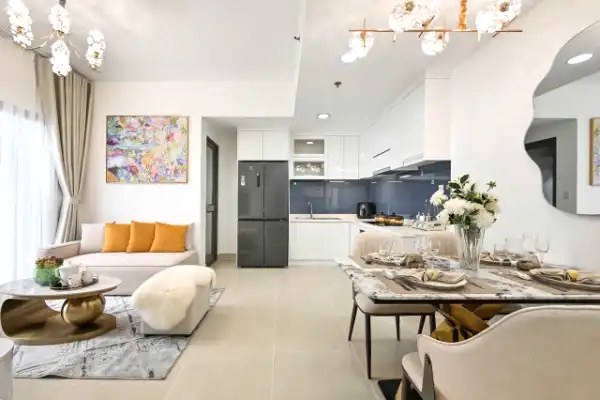 Masteri Thao Dien Thu Duc 고층 리버뷰 2룸 독점 임대