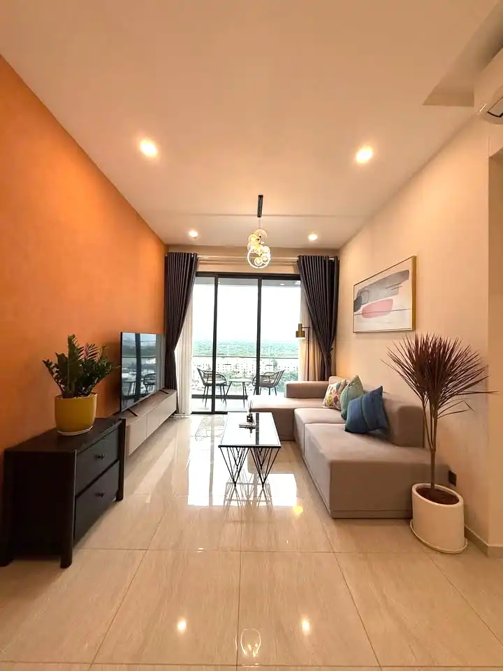 Q2 Thao Dien 3BR (101m²) River View 고층 임대 | 월 5천만 VND